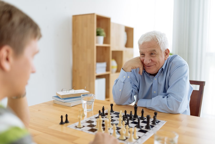 Companion Care at Home Jefferson GA - Playing Games With Seniors Keeps Them Connected